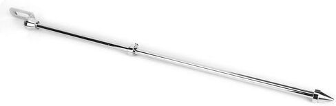 Motorcycle Flag Pole,Motorcycle Flag Mounts Universal Motorcycle Auto Flagpole Rear Luggage Rack Mount Flag Pole Accessorysilver (Electroplate) in Saudi Arabia