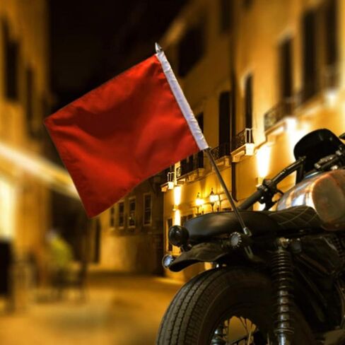 Motorcycle Flag Pole,Motorcycle Flag Mounts Universal Motorcycle Auto Flagpole Rear Luggage Rack Mount Flag Pole Accessorysilver (Electroplate) in Saudi Arabia