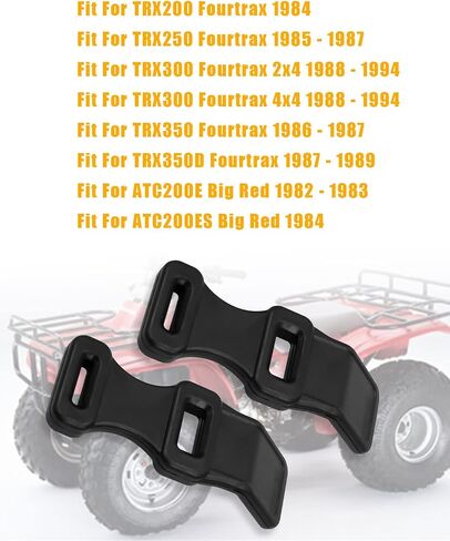 81309-958-680 الأشرطة المطاطية لباب الرف الخلفي لهوندا TRX200 TRX250 TRX300 TRX350D ATC200E ATC200ES أحمر كبير 1982-1995 in Saudi Arabia