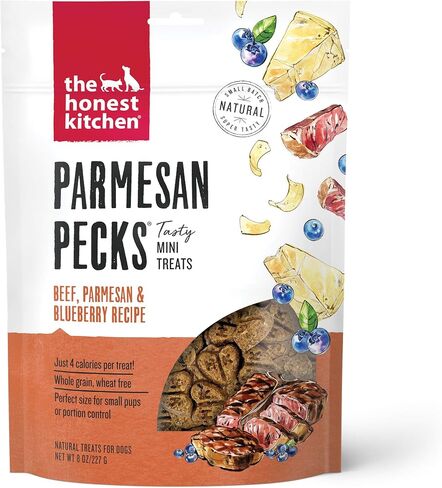 The Honest Kitchen Parmesan Pecks: Chicken, Parmesan & Cranberry Recipe, 8 oz Bag in Saudi Arabia