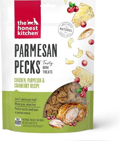 The Honest Kitchen Parmesan Pecks: Chicken, Parmesan & Cranberry Recipe, 8 oz Bag in Saudi Arabia