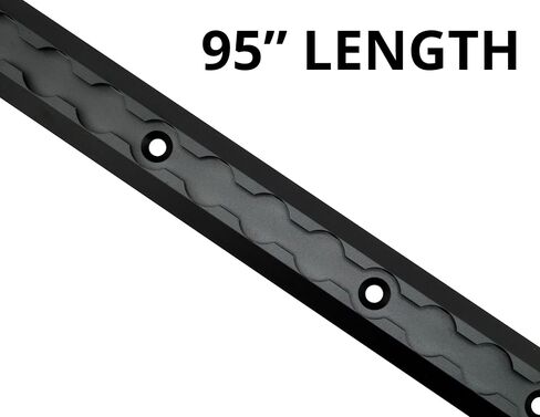 VanEssential 72 بوصة Venture Track T-6 ألومنيوم L-Track أسود مؤكسد (مجوف عميق HD 1/2 بوصة) - عبوتان in Kuwait
