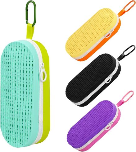 Swim Goggle Case for Swimming Goggles, Sunglasses, Zipper Eyeglasses Case for Men, Women, and Kids in Saudi Arabia