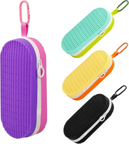Swim Goggle Case for Swimming Goggles, Sunglasses, Zipper Eyeglasses Case for Men, Women, and Kids in Saudi Arabia