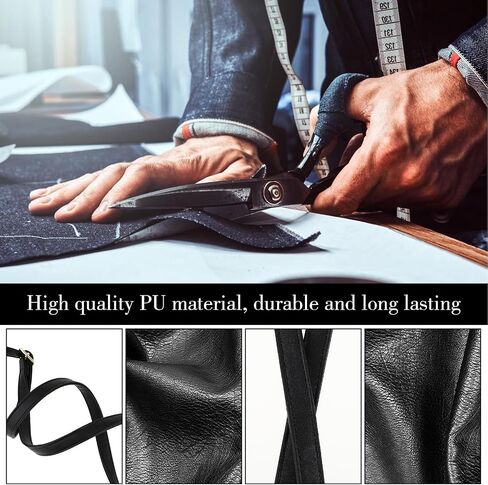 Amabro Purse Strap Replacement, PU Leather Adjustable Crossbody Strap Black for Handbags Shoulder Bag DIY(85-150cm/33.5-59in) in Saudi Arabia