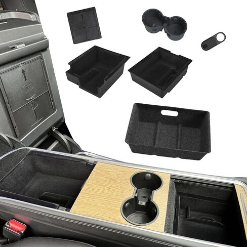 2021-2024 Tesla Model Y Center Console Organizer Kits, Under Seat Storage, Webcam Cover, Tesla Model Y Accessories 2021 2022 2023 2024 in Kuwait