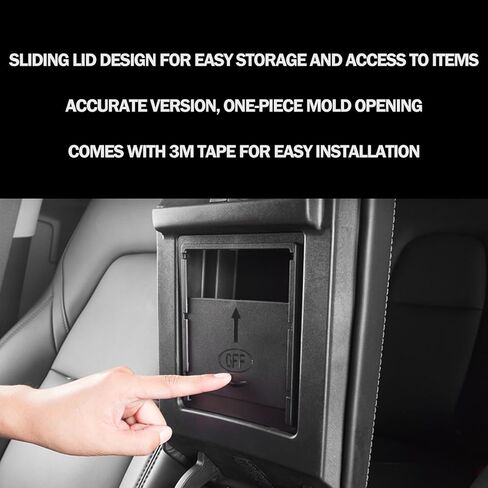 2021-2024 Tesla Model Y Center Console Organizer Kits, Under Seat Storage, Webcam Cover, Tesla Model Y Accessories 2021 2022 2023 2024 in Kuwait