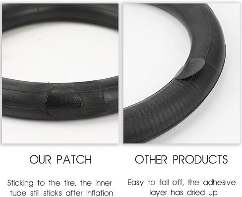 مجموعة أدوات إصلاح الثقوب للدراجات من Oumers، 15 قطعة من الرقع ذاتية اللصق بدون غراء، دائرية ومربعة لإصلاح الأنبوب الداخلي للدراجة مع عرموش، عصا بإحكام in Kuwait