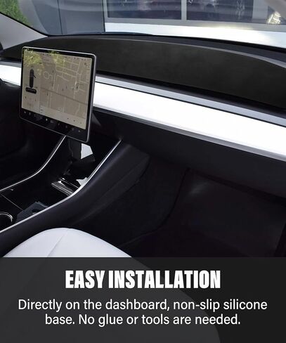 غطاء لوحة عدادات السيارة، بساط لوحة عدادات السيارة غير قابل للانزلاق، وسادة زخرفية للوحة العدادات مضادة للضوء وواقي للسجاد من الشمس، ملحقات السيارات الداخلية، غطاء لوحة عدادات من الفلانيل غير متوهج in Kuwait