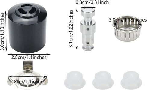 ملحقات قدر الضغط، مقبض تحرير البخار، قطع غيار صمام الطوف (مجموعة واحدة) in Kuwait