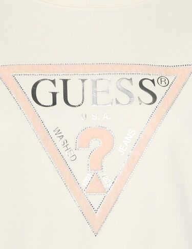 سويت شيرت نسائي من GUESS برقبة دائرية وشعر حصان in Saudi Arabia