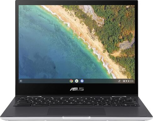 ASUS Chromebook Flip CM3، شاشة NanoEdge مقاس 12 بوصة تعمل باللمس، MediaTek Kompanio 820 T8192، وحدة معالجة الرسومات Arm NATT MC5، 64 جيجابايت eMMC، ذاكرة وصول عشوائي 4 جيجابايت، Wi-Fi 5، نظام تشغيل Chrome، فضي CM3200FM1A-DH01T (متجدد) in Saudi Arabia