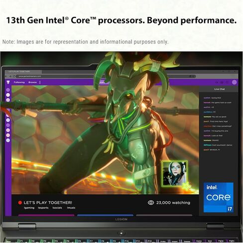 لاب توب لينوفو ليجن برو 5i للالعاب، الجيل الثالث عشر انتل كور i7-13700HX، رام 32 جيجا DDR5، 2 تيرابايت PCIe SSD، 16 بوصة WQXGA(2560x1600)، نفيديا جيفورس RTX 4060، ويندوز 11 هوم in Saudi Arabia