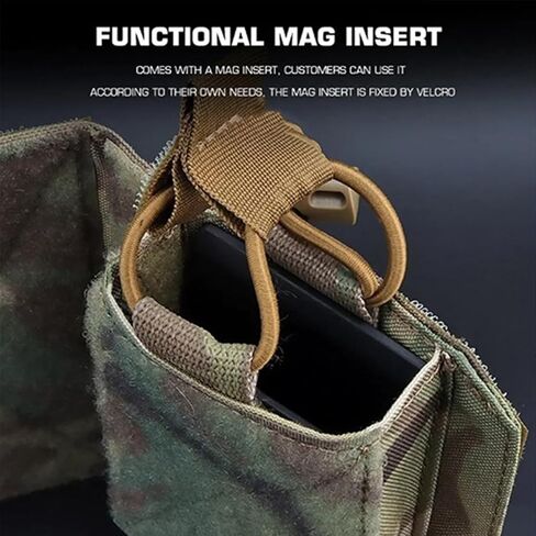 التكتيكية مجلة واحدة الحقيبة راديو الحقيبة MAG إدراج غطاء رفرف ل MK2 MK3 MK4 التكتيكية الصدر تلاعب الصدرية in Kuwait