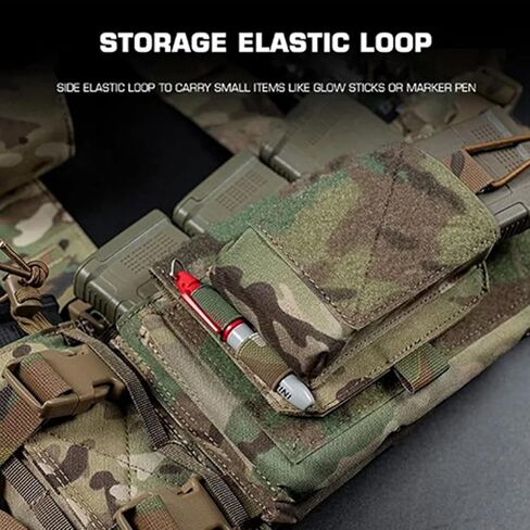 التكتيكية مجلة واحدة الحقيبة راديو الحقيبة MAG إدراج غطاء رفرف ل MK2 MK3 MK4 التكتيكية الصدر تلاعب الصدرية in Kuwait
