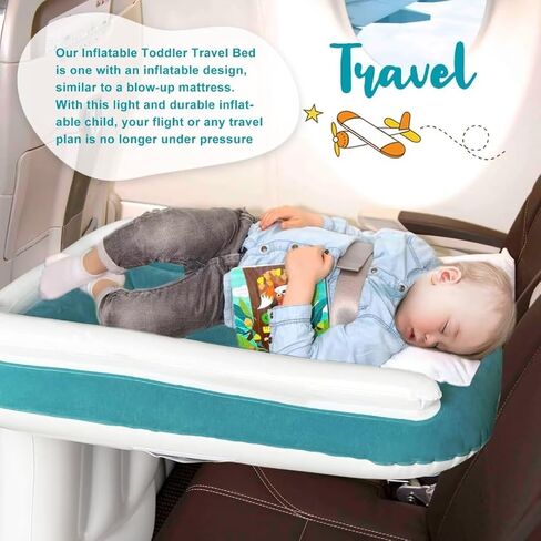 Toddler Airplane Bed Toddler Travel Bed - Airplane Bed Airplane Seat Extender Toddler Bed Belt Toddler Travel Bed for Train Airplane Car #7 in Kuwait