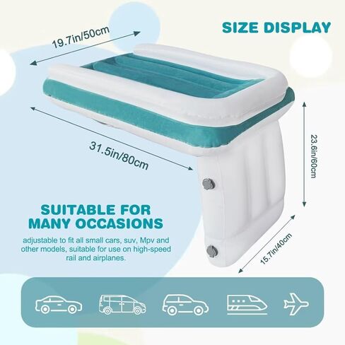 Toddler Airplane Bed Toddler Travel Bed - Airplane Bed Airplane Seat Extender Toddler Bed Belt Toddler Travel Bed for Train Airplane Car #7 in Kuwait