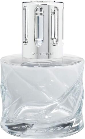 MAISON BERGER - Lampe Berger Model Spirale - ناشر مصباح عطري منزلي - 4.9 × 3.2 × 3.2 بوصة - يتضمن زجاجة عطر - 8.45 مرة سائلة - 250 ملليلتر (Clear Air Pur Neutral) in Kuwait