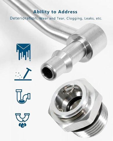 926-186 مجموعة خط التبريد التوربيني لجانب الركاب المتوافقة مع Ford Expedition F150 Transit 150/250/350/350 HD Lincoln Navigator in Kuwait