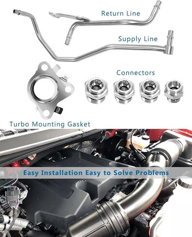 926-186 مجموعة خط التبريد التوربيني لجانب الركاب المتوافقة مع Ford Expedition F150 Transit 150/250/350/350 HD Lincoln Navigator in Kuwait