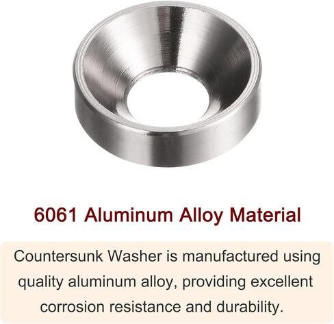 30pcs Countersunk Washer M3 Anodized Aluminum Alloy Finishing Washers, Screw Gaskets for Mechanical Accessories Parts, Golden in Saudi Arabia