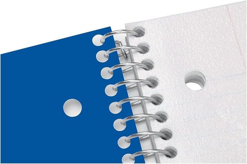 Office Depot® Brand Stellar Poly Notebook, 8" x 10-1/2", 5 Subject, Wide Ruled, 200 Sheets, Blue in Saudi Arabia