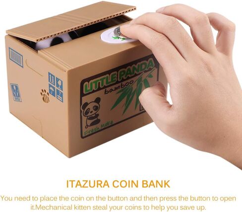 Stealing Piggy Bank, Automatic Stole Coin Piggy Bank Money Saving Box Coin Bank (Strawberry) in Saudi Arabia