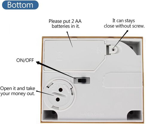 Stealing Piggy Bank, Automatic Stole Coin Piggy Bank Money Saving Box Coin Bank (Strawberry) in Saudi Arabia