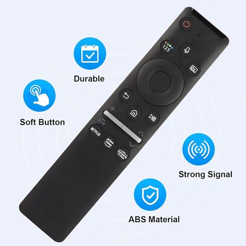 جهاز تحكم عن بعد جديد 2 في 1 BN59-01330A RMCSPR1AP1 BN59-01329A لجهاز Samsung QLED 8K UHD TV UN55TU850DFXZA UN55TU8200FXZA UN65TU8200 UN85TU8000FXZA وحدة تحكم بديلة مع بطاريتين in Kuwait