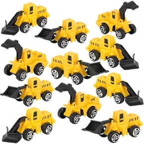 شاحنات بناء صغيرة قابلة للسحب من ArtCreativity، مجموعة مكونة من 24 قطعة، مركبات عمل ممتعة مع آلية سحب للخلف، هدايا حفلات أعياد الميلاد للأولاد والبنات، حشوات حقائب الهدايا in Kuwait