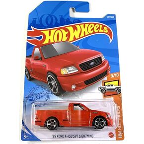 Hot Wheels 2021 - '99 Ford F-150 SVT Lightning - Red - Hot Trucks 9/10 - 237/250