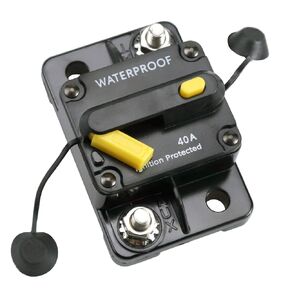 12V-36V DC 40A Circuit Breaker with Manual Reset for Car Audio Rv Marine Boat Truck Trolling Motors