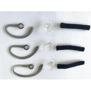 CS540 Ear Tips|Replacement Cordless Headset Ear Fit Kit Earbuds Earloops EarHook Foam Spare Compatible with Plantronics CS540 WH500 W440 Savi W740-3X Small