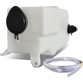 DNA Motoring OEM-WT-TO1288149 Factory Style Windshield Washer Fluid Reservoir w/Pump & Cap Compatible with 2005-2014 Tacoma