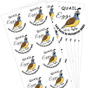Chicken Quail Duck Eggs Carton Stickers 2 inch Farm Fresh Eggs Carton Labels Egg Packaging Handling Instructions Stickers for Farm Fresh Egg Business 160Pcs (Color1)