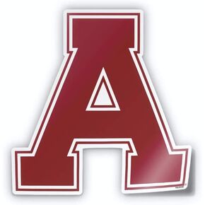 Alma College Sticker Scots Maroon Block A Officially Licensed Heavy-Duty Decals for Cars, Windows, Laptops, and Water Bottles