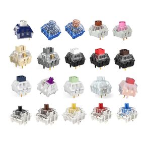 Kailh | Gateron Series Mechanical Keyboard Switches Sample Pack (20pcs)
