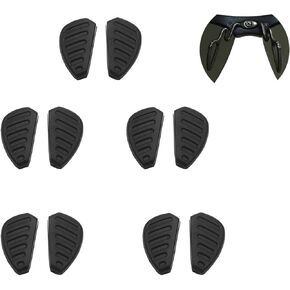 5 Pairs Plug-in Sunglass Nose Pads,NLQHOPTS Eyeglass Replacement Nose Piece Anti-Slip Soft Silicone Sport Nose Guard Nose Bridge Pads for Eyeglass Glasses Sunglasses