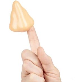 Archie McPhee Nose Finger Puppet (Natural)