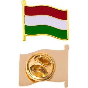 Desert Cactus Hungary Lapel Pin Country Enamel Made of Metal Souvenir Hat Men Women Patriotic (Waving Flag Lapel Pin)