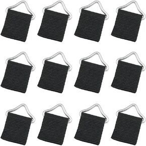 12PCS Trampoline Spring Buckle, Trampoline Accessories, Trampoline Triangle Buckle, Triangle Rings Buckle V-Rings, High Strength Erosion Resistance Metal Triangle Ring Buckle