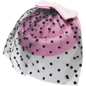 Ro Rox Grace Fascinator Hat Bow Net Vintage Weddings Tea Party Church Headband, One Size