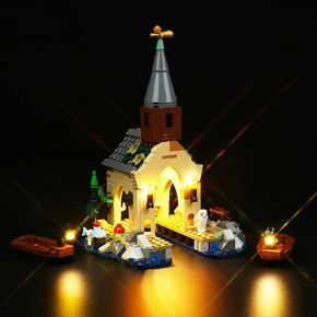 LED Lighting Kit for Lego Hogwarts Castle Boathouse, LED Light Compatible with Lego 76426 Building Block Models (Not Include Lego Set)