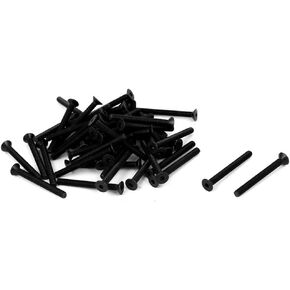 uxcell M3x30mm 10.9 Carbon Steel Countersunk Head Hex Socket Screw 50pcs