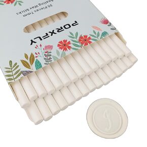 30 Pieces 7mm Sealing Wax Sticks for Glue Gun,PORXFLY Mini Wax Seal Sticks Great for Cards Envelopes,Wedding Invitations,Gift Wrapping,Wine Packages (Plum Purple)