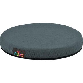 NOVA Swivel Seat Cushion for Car or Chair, 360 Degree Pivot Disc for Easy Transfer, 2" Thick Cushion with Removable Cover