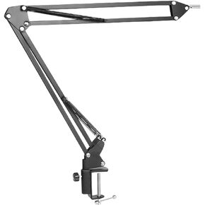 Microscope Arm Stand, 360 Degree Adjustable Monocular Microscope Stand, 40 and 42Mm Flexible Soldering Microscope, Lens Ring Set Industrial Camera Foldable Bracket