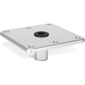 7" x 7" Boat Seat Base with 3/4" Pin Post Socket, Aluminum Boat Seat Pedestal & Base for Boat Seat Mount to Install Boat Seats in Saudi Arabia