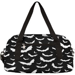 Kids Duffle Bag for Boys Girls Sport Gym Bag Kids Carry-On Bag for School Practice Ballet, Weekender Travel Duffel Bag (bats)