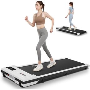 FUNMILY Walking Pad,Under Desk Treadmill,2024 Upgrade 2.5HP Treadmills for Home/Office with 300 lbs Weight Capacity,2 in 1 Portable Walking Treadmill with Remote Control LED Display
